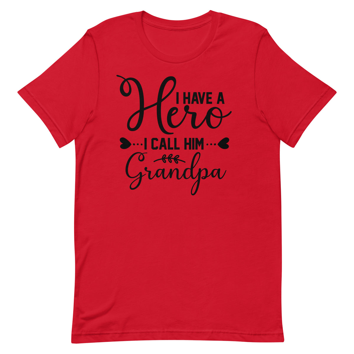 Grandpa Men's Christian T-Shirt, Grandpa Shirt Heather Red / L